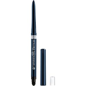 L'Oreal Paris Infallible Grip Mechanical Gel Eyeliner Pencil, Smudge-Resistant, Waterproof Eye Makeup with Up to 36HR Wear, Blue Jersey, 0.01 Oz