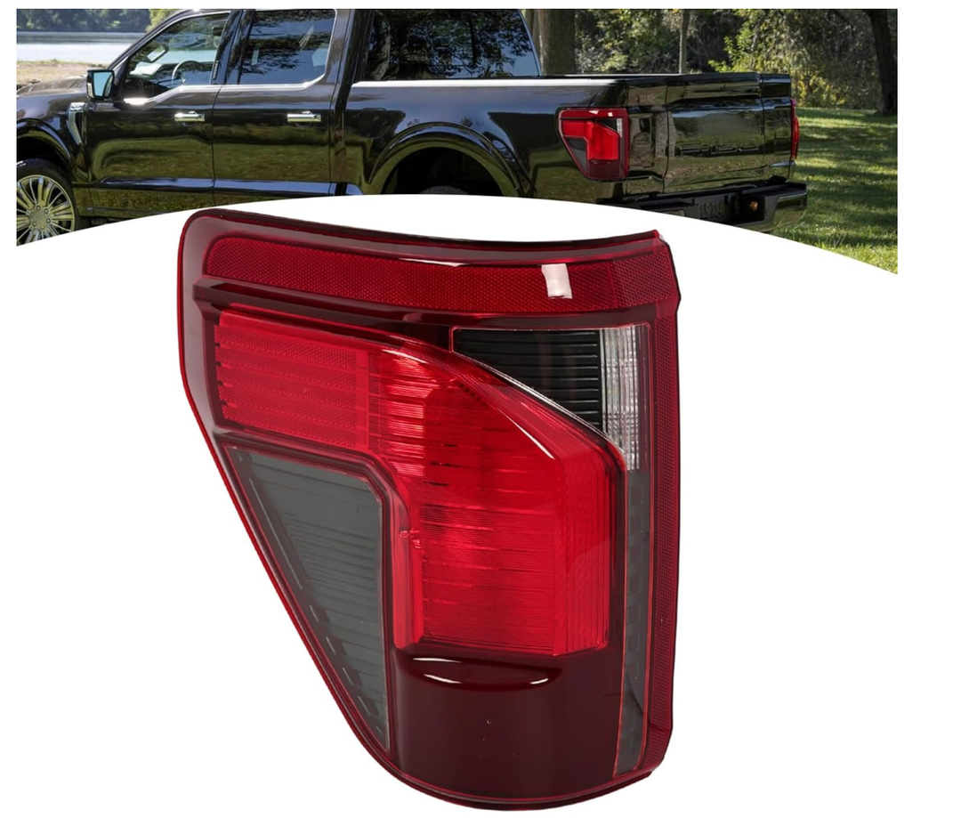 Left Tail Light with Blind Spot Compatible with 2024 2025 F(Series) 150 Driver Side halogen Rear Tail Lamp Assembly Brake Light RL34-13B505 (Left)