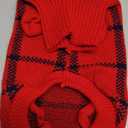 Turtleneck Dog Argyle Sweater for Small Dogs Cat