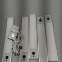 EZVALO 5-Pack Under Cabinet Lighting, 2400mAh Motion Sensor Light, LED Closet Lights Wireless, 6500K Dimmable, Timer, Magnetic, with Remote Control for Kitchen, Closet, Stair (Cool White)