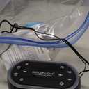 HOUSBAY Glow Small Alarm Clock Radio for Bedrooms with 7 Color Night Light, Dual Alarm, Dimmer, USB Charger, Battery Backup, Nap Timer, FM Radio with Auto-Off Timer for Bedside (Black)