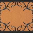 GASAR, Extra Thick, Cork Board for Walls, Bulletin Board, Pinboard, Decorative, Solid Frame, Install Horizontal or Vertical, for Home and Office, Push Pins Included, 23 x 13 Inches, Black