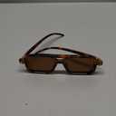 FEISEDY Vintage Square 70s Flat Aviator Sunglasses Women Men Classic Retro Stylish Frame UV400 Sunglasses B2622 (003 Leopard Frame & Tea Lens)