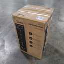 Midea WHD-113FB1 Double Door Mini Fridge with Freezer for Bedroom Office or Dorm with Adjustable Remove Glass Shelves Compact Refrigerator, 3.1 cu ft, Black