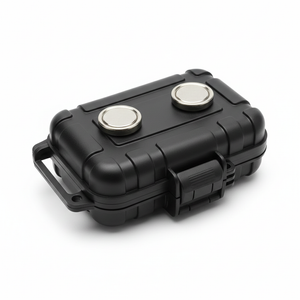 Magnetic Key Holder Under Car Waterproof Magnetic Stash Box for GPS Trackers Hide a Key Outside Magnetic key Box Under Car GPS Tracker Holder Case - Hide Your Items Anywhere