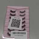 Lashes False Eyelashes 16MM Wispy Lashes Fake Eyelashes Natural 3D Volume Lash Strips C Curl Eyelash Pack with 0.1MM Thin Band Soft Eye Lash ChirpyLuna 7 Pair