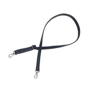 VanEnjoy Full Grain Genuine Leather Adjustable CrossBody Strap Replacement for Bag Purse, 0.7" Wide,26-51" Long (Navy-Gun Buckles)