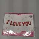 I Love You Balloons and Heart Balloons with 500 Pieces Rose Petals, Foil Mylar Love Balloon for Him/Her Wedding Anniversary Engagement Valentine Day Romantic Decorations Special Night Party Supplies