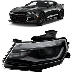 Headlight Assembly Fit for 2016-2022 Chevy Camaro w/LED DRL Headlight Lamp Left Driver Side (Left Driver Side)