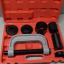 RACOONA Ball Joint Removal Tool Kit,Ball Joint Press,Car Accessories Ball Joint Separator Tool,Bushing Press Kit with 4x4 Adapters,U Joint Press and Removal Tool for Most 2WD/4WD Cars and Light Trucks