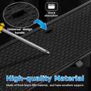 Autorder Center Console Organizer for 2016-2025 2026 Mazda MX-5 RF Miata Interior Accessories Glove Box Insert Tray Partition Panel with Built in Scratch Resistant Non Slip Silicone Pad