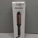 Infrared Thermal Brush for Blowout Look, 1.5 Inch Ionic Thermal Round Brush Makes Hair Smoother Get Natural Curls, Dual Voltage, Easy to Use, Gifts for Women