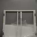 Folding Desk 30 Inch - Small Foldable Desk for Small Space Minimalist, Space Saving Collapsible Compact Desk Portable Table for Craft, Writing, Study and Work (No Assembly Required) (White)