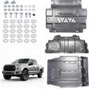 Full Skid Plate for Ford F150 2015-2022 with Front Transmission Shield & Splash Guards Shield Kit Heavy-Duty Underbody with Install Accessories