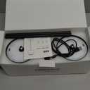 KDG 2 Pack Cordless Table Lamp, Portable LED Desk Lamps, 5000mAh Battery Operated, 3 Color Stepless Dimming Up, for Restaurant, Bedroom, Outdoor Camping, Coffee Shop, Night Light, Rechargeable (Black)