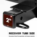 2" Receiver Trailer Hitch for Toyota RAV4/RAV4 Prime 2019-2024, for Lexus NX250/NX350(NOT for F Sport)/NX350h/NX450h+(NOT for F Sport) 2021-2025, Square Tube Frame, Black Class 3 Towing Hitch Kits
