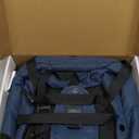 Booster Seat for Dining Table: Portable Toddler Booster Chair with Safety Buckle and Height Adjustable, Foldable Baby Feeding Chair, Kids High Chair Booster Seat for Kitchen Home Travel,Navy Blue