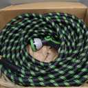 Garden Hose 75 ft Water Hose Flexible Non-Expandable Outdoor Heavy Duty Lightweight Leakproof Kink-free flex Watering Hose Pipe with Nozzle for 3/4 inch Fitting Yard Lawn Outside Car Wash