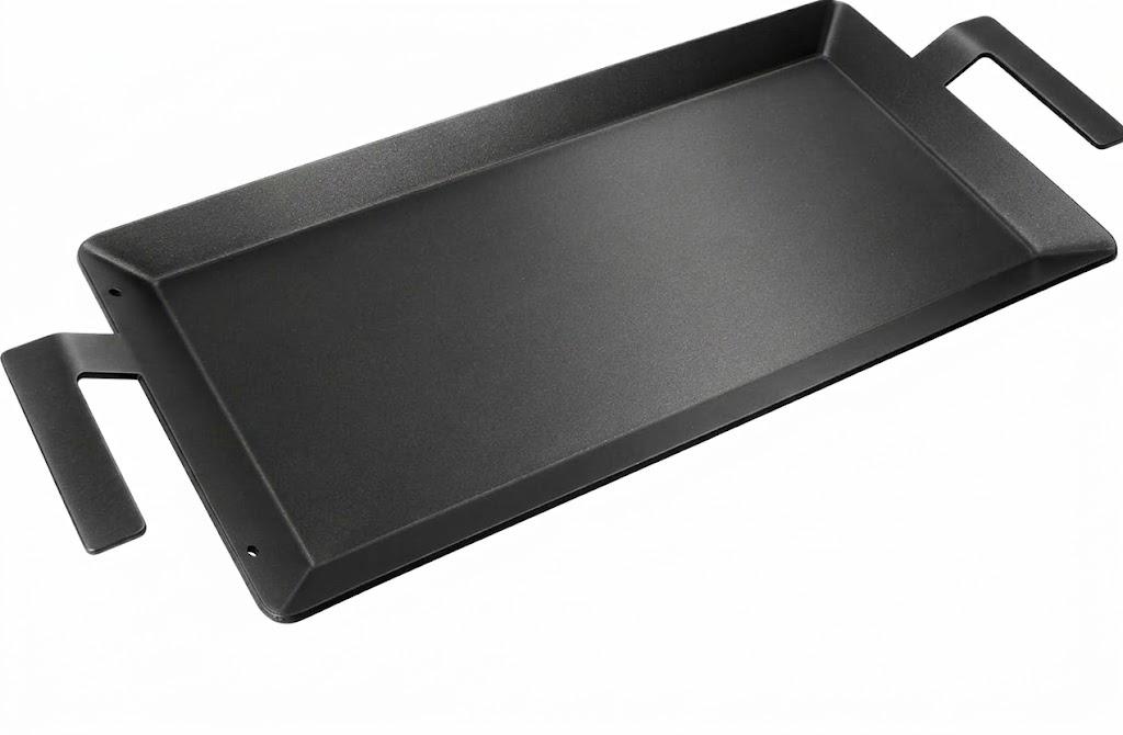 Universal Carbon Steel Griddle for Gas Grill, Stove top & Induction Cooktop
Griddle Pan Fits Versatile Stovetop Oven; Flat Top Plate for Charbroil Etc. All Gas & Charcoal Grill