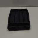 2 Pack Silverware Drawer Organizer Set, Silicone Silverware Holder, Kitchen Utensil Drawer Organization and Storage, Ideal Flatware&Cutlery Organizer withnot BPA, Dishwasher Safe (Black)