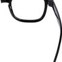 (Must Buy Both Eye) Metalless Reading Glasses Different Strength Each Eye Black-Right Eye+2.50