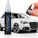 2 x White Touch Up Paint for Cars, Two-In-One Car Paint Scratch Repair Pen, Quick & Easy Solution to Repair Minor Automotive Scratches 0.4 fl oz.