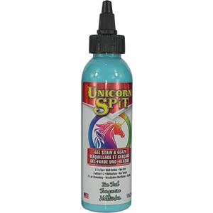 Unicorn SPiT 5770006 Gel Stain and Glaze, Zia Teal 4.0 FL OZ Bottle