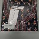 Mik & Misha Women's Cotton Printed Nighty Night Gown Maxi Free Size (Maroon)