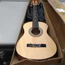 Pyle 30-Inch Beginner Acoustic Guitar Kit, 6-String Classical Style Travel Guitar for Kids & Adults - Includes Shoulder Strap, Strings, Picks, Tuning Pitch Pipe & Storage Gig Bag - Handcrafted Wood