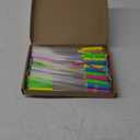 Zhanmai 24 Pieces Upgraded Glow Fiber Wands Sticks K-pop Concert LED Light Fiber Optic Wands LED Flashing Glow Sticks Bulk for Wedding Party Favors(Multicolor)