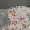 MGparty 100th Day of School Costume for Girls, Old Lady Costume for Kids, Grandma Cosplay Dress Up Accessories (130cm)