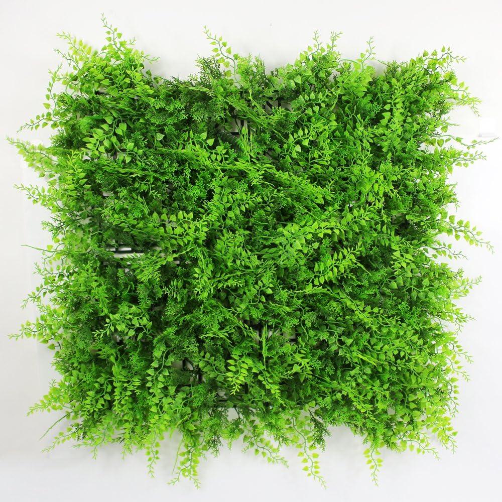 ULAND Artificial Hedges Panels, Topiary Fence Screening, Faux Greenery Grass Backdrop, Outdoor Privacy Wall Garden Fence Decoration, Pack of 12pcs 20"x20" (A038)