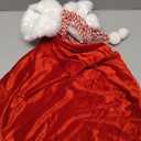 wonshia 2Pcs Christmas Velvet Santa Sack Large Christmas Santa Red Velvet Bag with Drawstring Gift Wrap Bags for Party Xmas Present Sack, Red Velvet