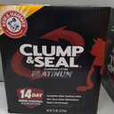 ARM & HAMMER Clump & Seal Platinum Clumping Cat Litter Odor Control, Multi-Cat, 14-Day Odor Control, Online Exclusive Formula, 37 Lbs