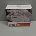 N9R 200PCS Silver Plastic Silverware Disposable Silver Plastic Silverware Cutlery Set, 100 Forks, 50 Spoons, 50 Knives for Party, Birthday, Wedding