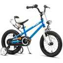 Glerc Fantacy Kids Bike 12 14 16 Inch Bicycle for Age 2 3 4 5 6 7 Year Old Boys & Girls with Training Wheels & Bottle Cage & Headlight Birthday Blue