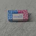 Gender Reveal Exploding Golf Balls Set for Gender Reveal Parties - ONE Wooden Tee, ONE Pink and ONE Blue Powder Filled Exploding Gender Reveal Golf Ball Included in Each Set