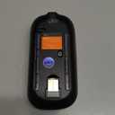 INPHIC Slim Wireless Mouse Rechargeable, Battery Visible, 2.4G Silent Cordless,2400 DPI with USB Receiver, Black