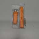 22mm Curved End Rubber Band For Blancpain X Swatch, Replacement Watch Band With Buckle For Blancpain X Swatch Silicone Rubber Watch Strap - Orange