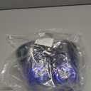 2Pcs Blue Rotating Strobe Light, Battery Operated 360 Degree Rotating Light, Disco Bar Party Decorative Light