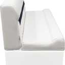 Wise DLX106-1904 DLX Series 55" Pontoon Bench Cushion Set - White/Mariner Blue