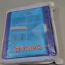 SEYMAC stock Case for iPad Air 11-inch M4-M2 2026-2024 (Gen 8-6), Shockproof Heavy Duty Case with Screen Protector, Pencil Holder, Rotating Stand, Hand Strap, Shoulder Strap, Blue