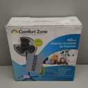Comfort Zone CZST161BTEBK 16 Oscillating Pedestal Fan, 3-speed Options, 90-Degree Oscillating Head, Adjustable Height and Tilt, Powerful Air Flow, Black