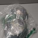 Dog Bowls Double Dog Water and Food Bowls Stainless Steel Bowls with Non-Slip Resin Station, Pet Feeder Bowls for Puppy Medium Dogs Cats (6.Green)