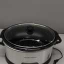 Hamilton Beach Portable 7 Quart Programmable Slow Cooker with Three Temperature Settings, Lid Latch Strap for Easy Travel, Dishwasher Safe Crock