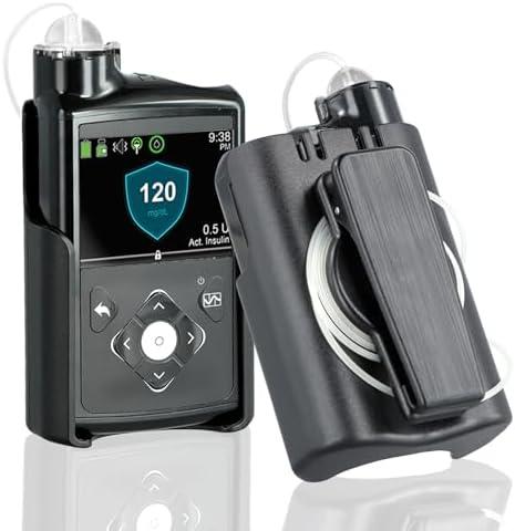 ClaspVital Pump Case with 360° Rotatable Clip Compatible with Medtronic 780G, Insulin Pump Holder for Medtronic 780G 770G Accessories Compatible with 670G 640G 630G, Insulin Pump Holder for Medtronic