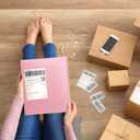 UCGOU Large Bubble Mailers 9.5x14.5 Inch Light Pink 25 Pack Poly Padded Envelopes Large #4 Mailing Packages Opaque Packaging Postal Self Seal Adhesive Waterproof Boutique Shipping Bags for Clothes