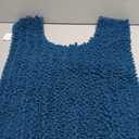 Yimobra Toilet Rug U Shaped Washable 24x20 Inch - Ultra Soft Absorbent Chenille Bath Rugs for Toilet, Quick Dry & Machine Washable, Non Slip Contour Bathroom Mat, Peacock Blue