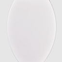 White toilet seat cover Elongated