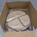 Silicone Baby Feeding Set, 18PCS Baby Led Weaning Supplies, Eating Essentials Utensils with Suction Plate and Bowl, Adjustable Silicone Bib, for 6+ Months (Green+Brown)